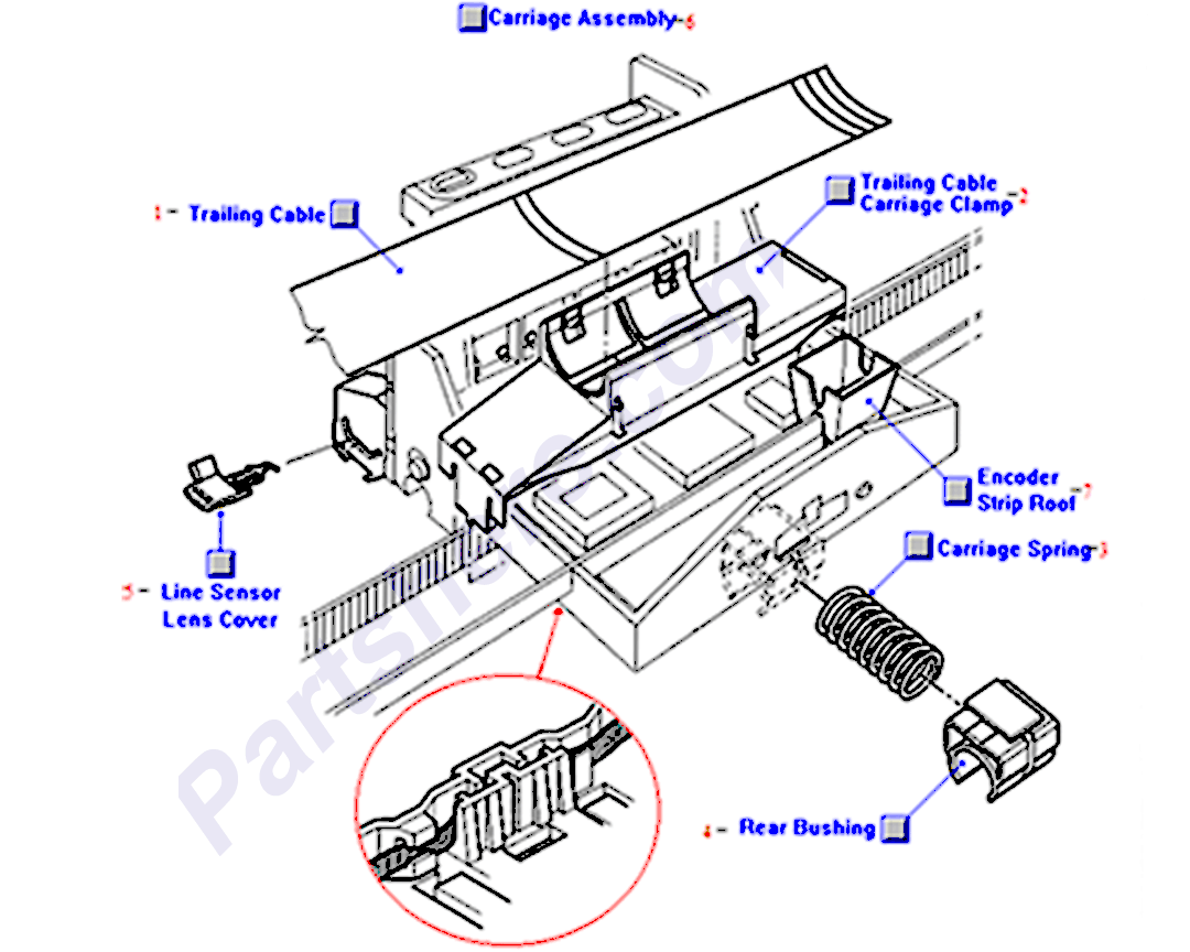 HP parts picture diagram for C4723-69096, C4704-40085, C4704-40080, C4704-40084, C4704-60015, C4704-60117, C4723-69096-R, C1633-80014